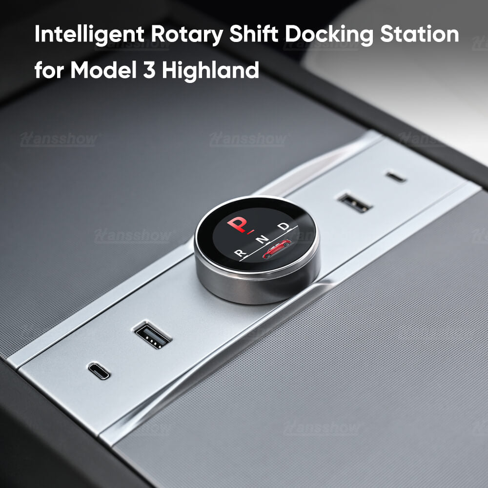 Smart Rotating Gear

Shift Dock for Tesla Model 3

Highland - With Display & Quick Charge Ports