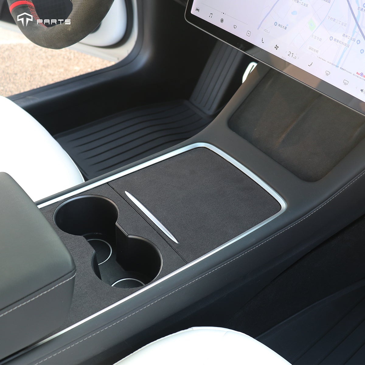 TPARTS PREMIUM CONSOLE COVER FOR MODEL 3/Y 2021+