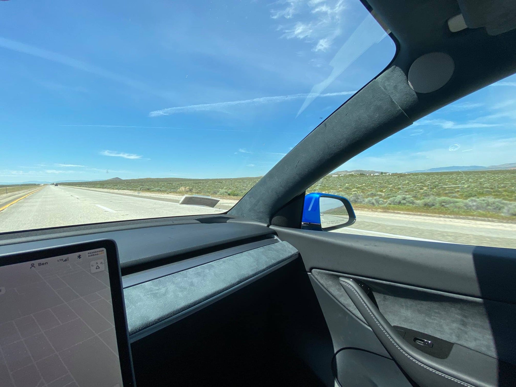 Alcantara Dashboard Sticker Upgrade for Tesla Model 3 and Tesla Model Y 21/22