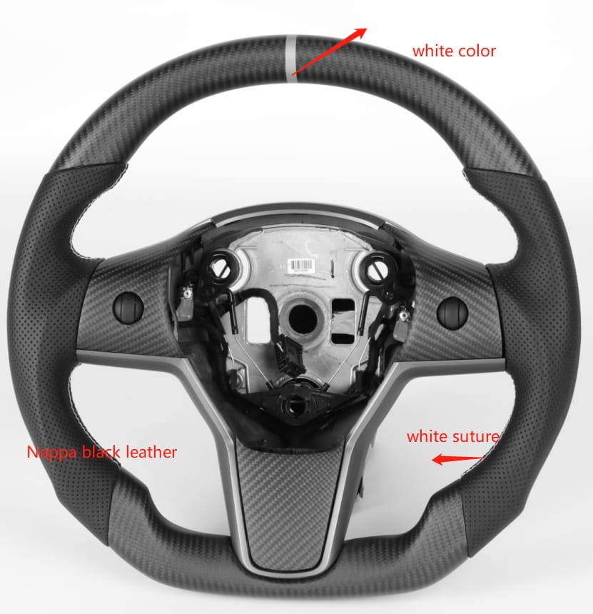 Model 3/Y  Carbon Fiber Steering Wheel (Tailor Made)